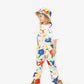 Salopette imprimé "Flower Power" pour enfants