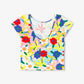 T-shirt "Flower Power" en coton bio pour adultes