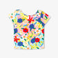 T-shirt "Flower Power" en coton bio pour adultes