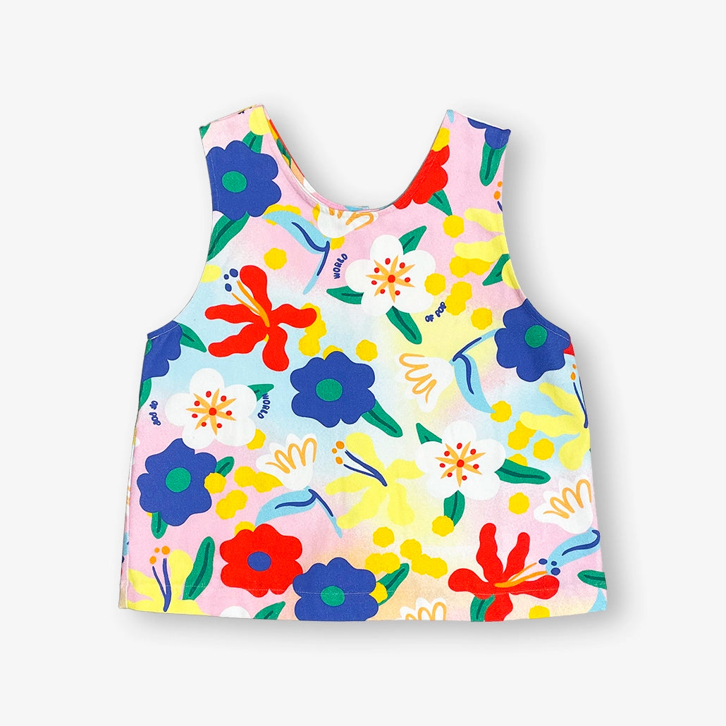 Top "Flower Power" pour adultes