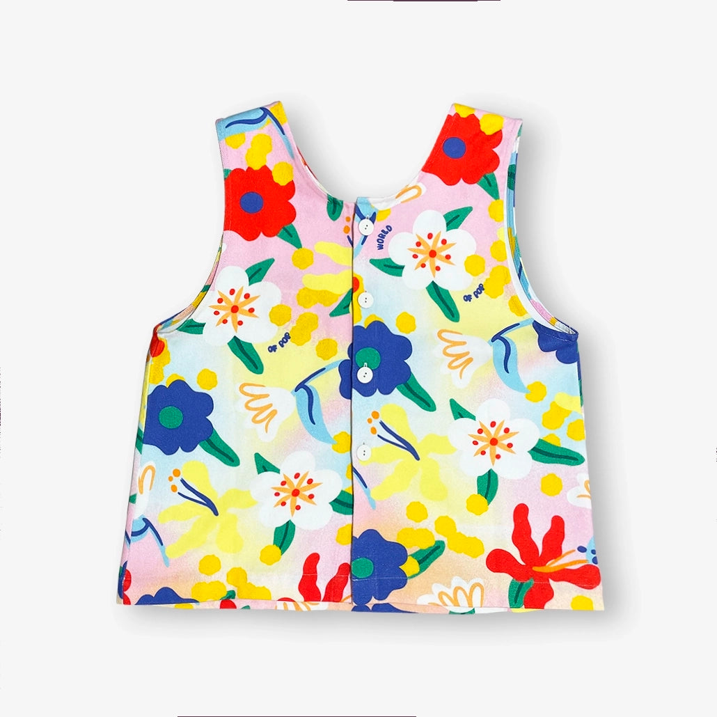 Top "Flower Power" pour adultes