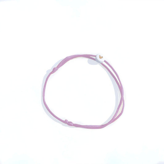 Bracelet Coeur Lilas - Atelier Marpo