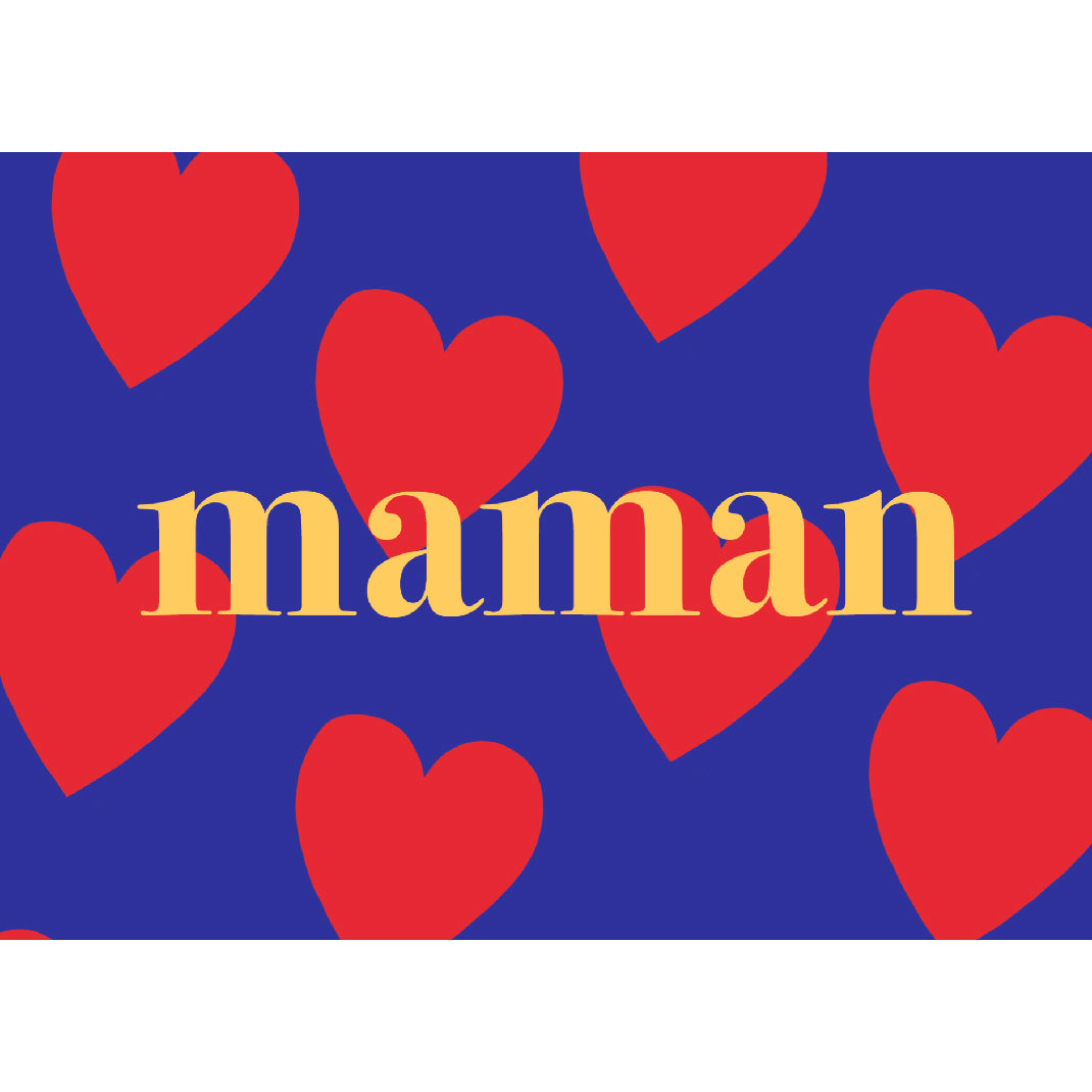 Carte postale MAMAN - W.O.P World Of Pop