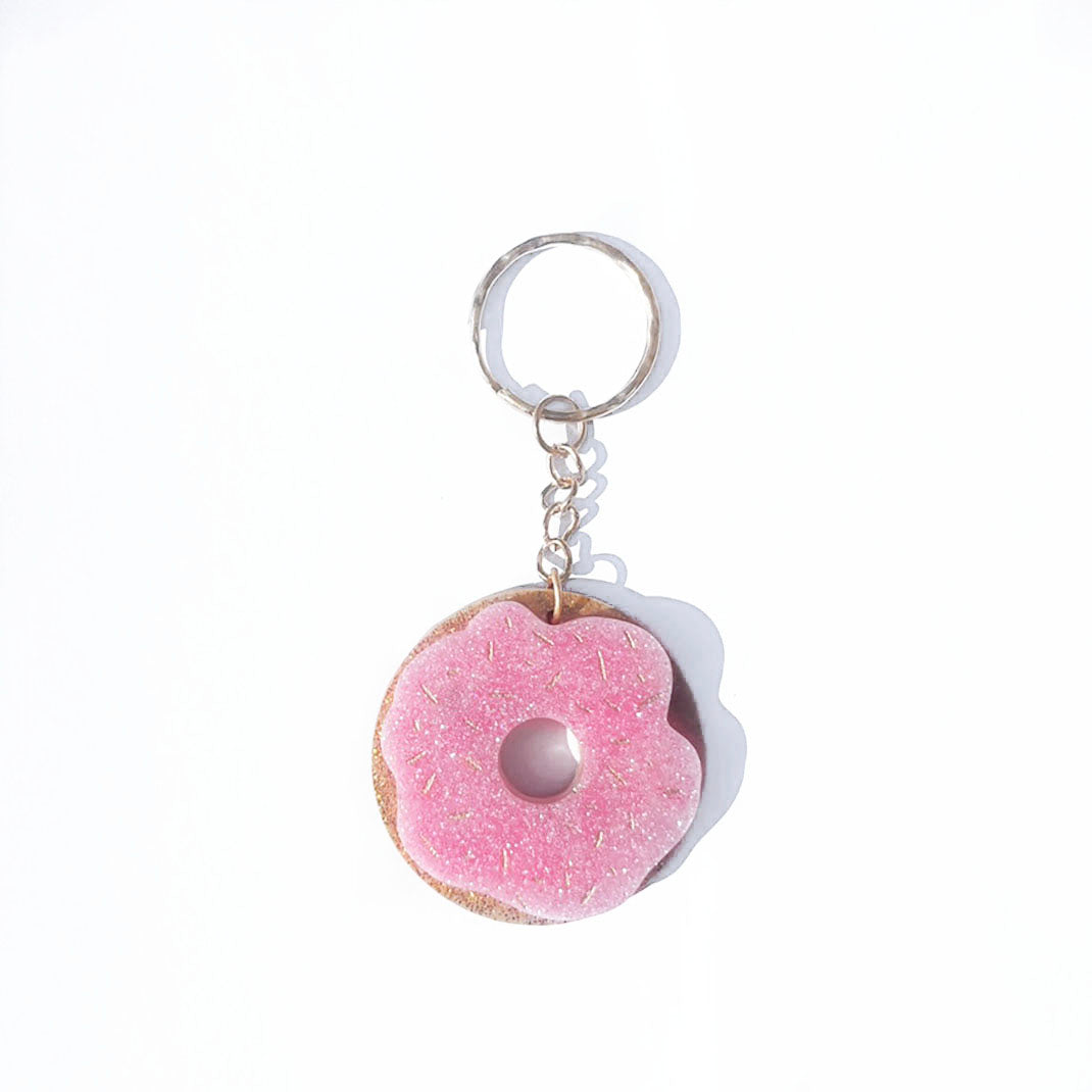 Porte-clé Donut Rose - Seshat