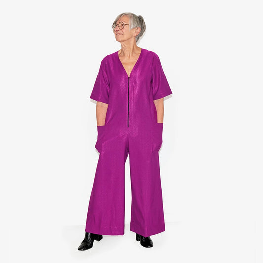 Combinaison jacquard brillante pour adultes