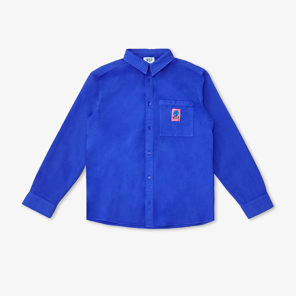 Chemise bleue "W.O.P" pour adultes