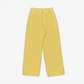 Pantalon jaune et beige en velours côtelé "W.O.P" pour adultes