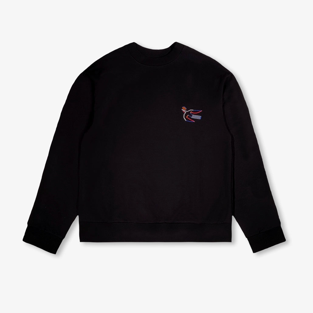 Sweatshirt devant dos "Birds Protect" pour adultes en coton bio