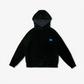 Hoodie noir W.O.P pour adultes en coton bio
