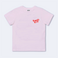 T-shirt devant dos rose "Food Lovers" en coton bio pour adultes