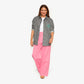 Pantalon rose en coton bio "W.O.P" pour adultes