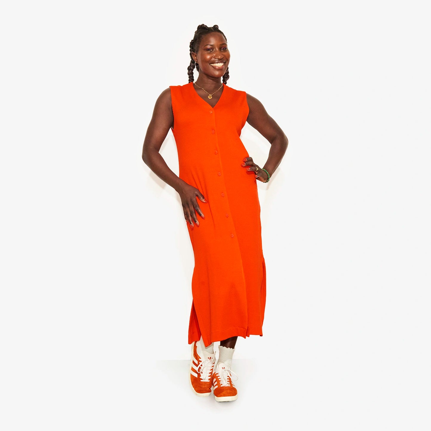 Robe longue rouge pour adultes