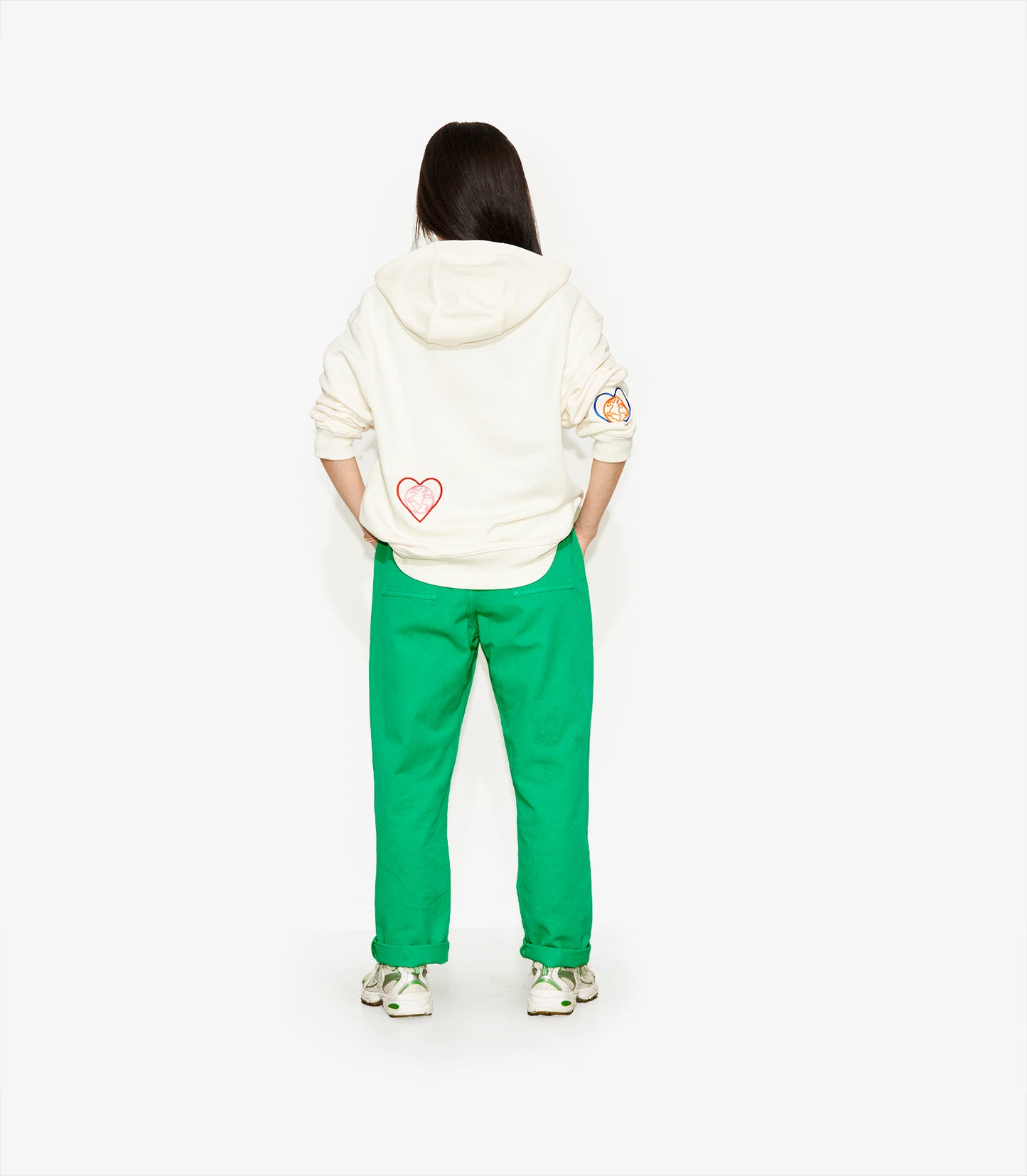 Pantalon vert en coton bio "W.O.P" pour adultes