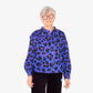 Blouse à manches ballon "Léopard" pour adultes