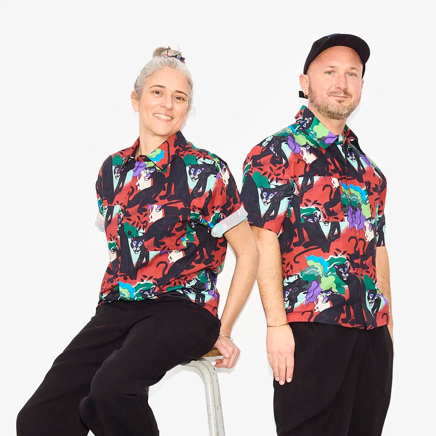 Chemise à manches courtes unisexe "Jungle" pour adultes