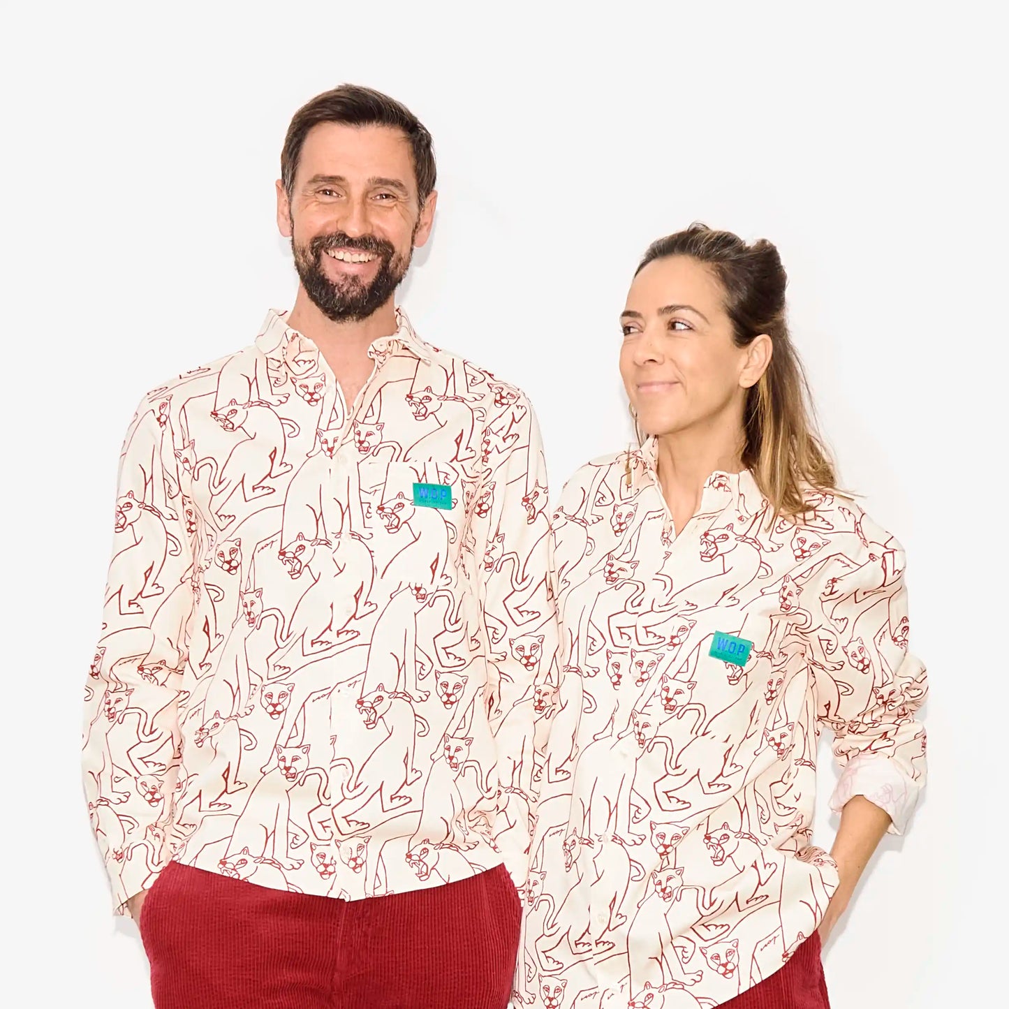 Chemise ample "Panthère" pour adultes