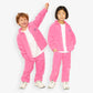 Pantalon rose en velours côtelé pour enfants