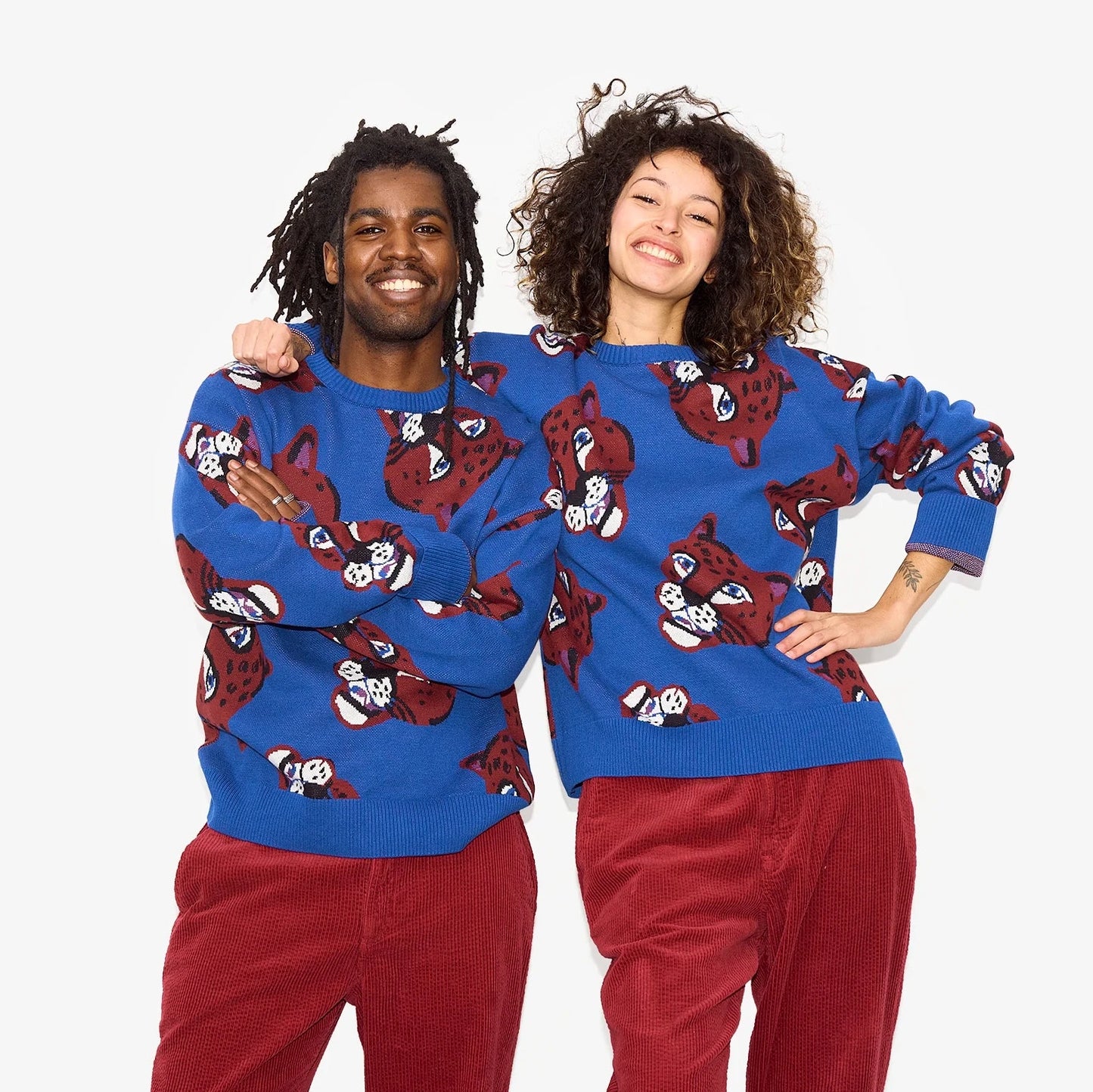 Pull en tricot "Panthère" pour adultes