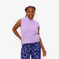 Pull lilas sans manches pour adultes