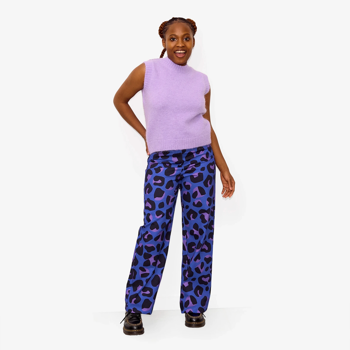 Pantalon droit "Léopard" pour adultes