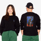 Sweat-shirt noir "Panthère" pour adultes
