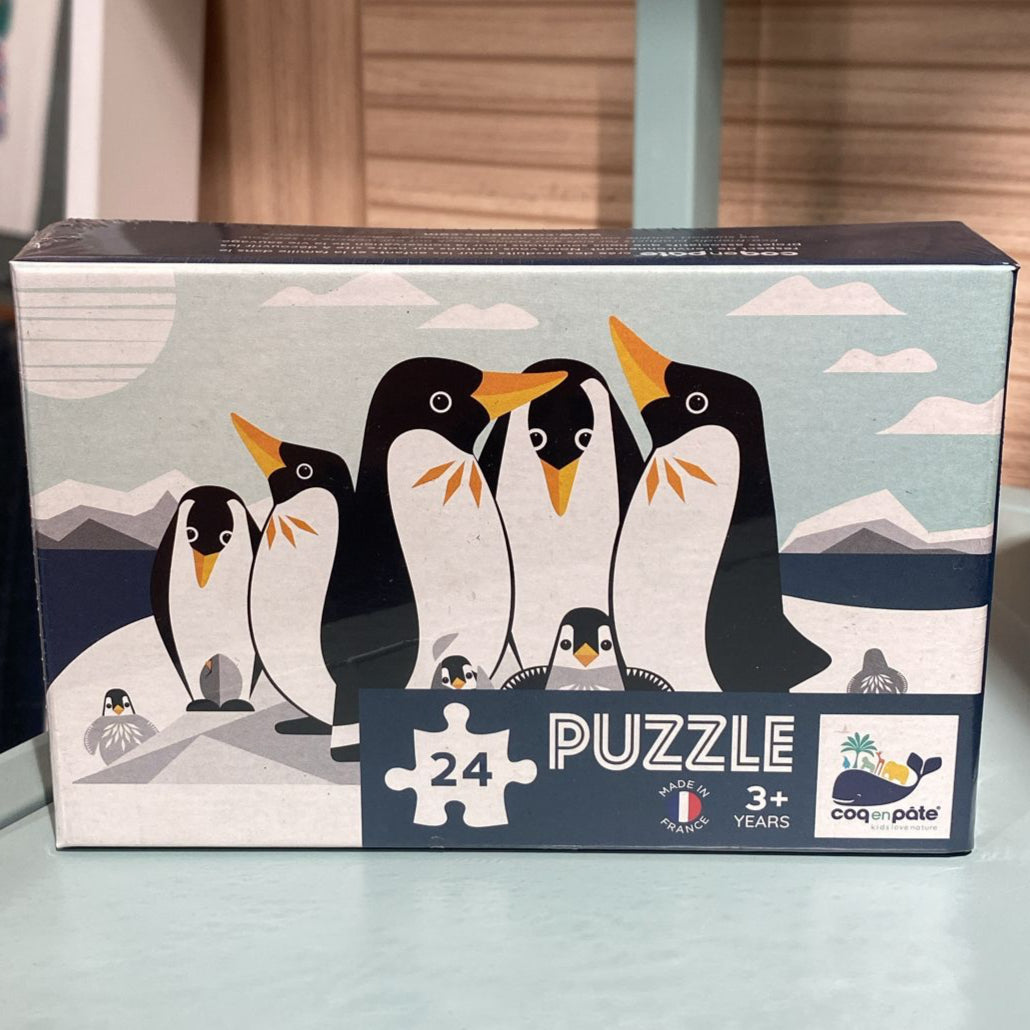 Puzzles pour enfants Famille pingouin - Coq en pâte