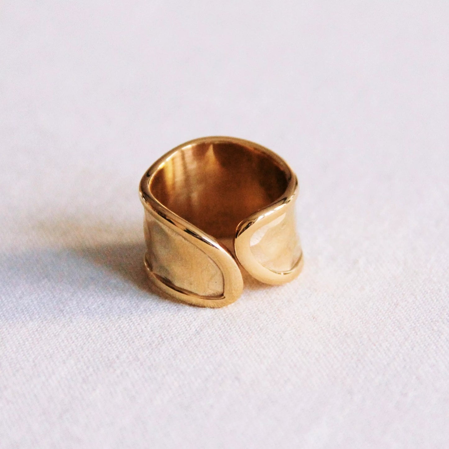 Bague Texturée large - Bazou