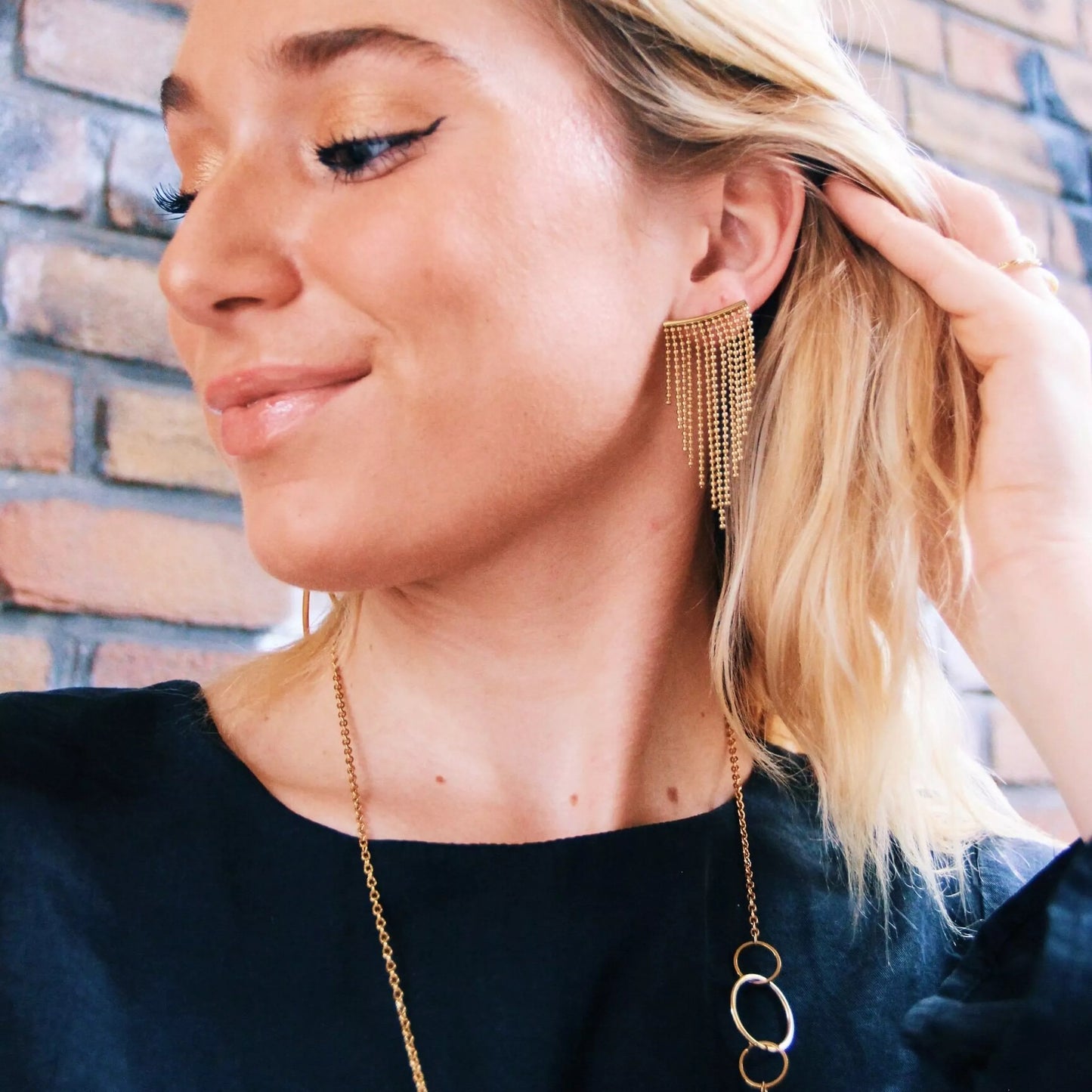 Boucles d'oreille "Cascade" - Bazou