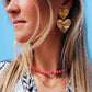 Boucles d'oreilles Double Coeur - Bazou