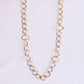 chaîne collier long cercles - Bazou