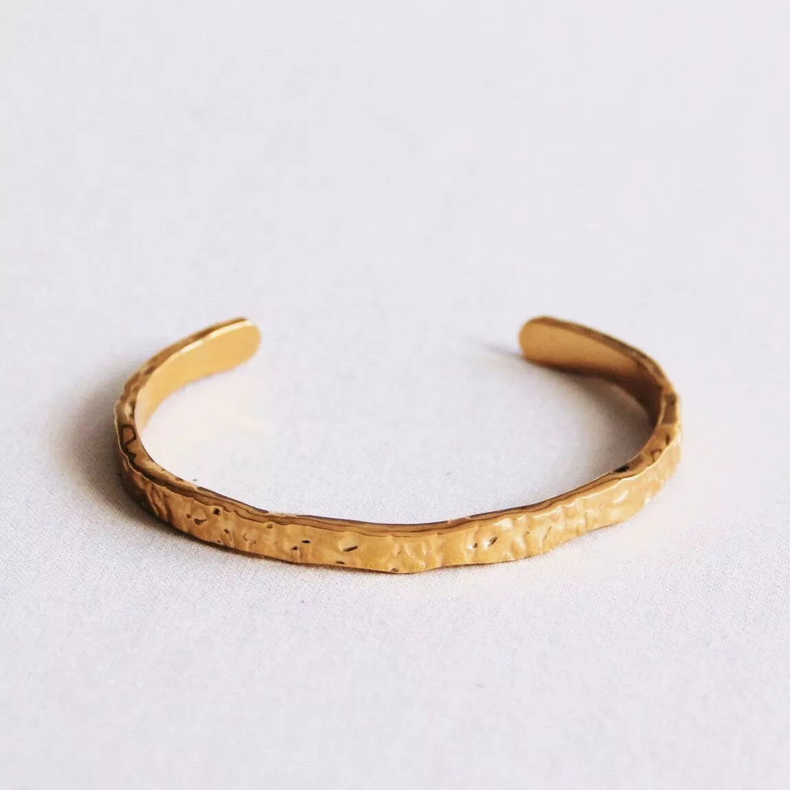 Bracelet imprimé martelé - Bazou