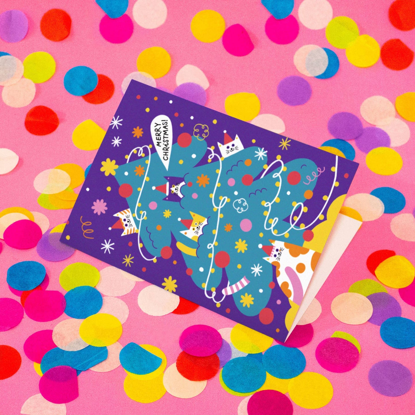 Sapin de Noël//Carte de vœux A6 - Ana Seixas