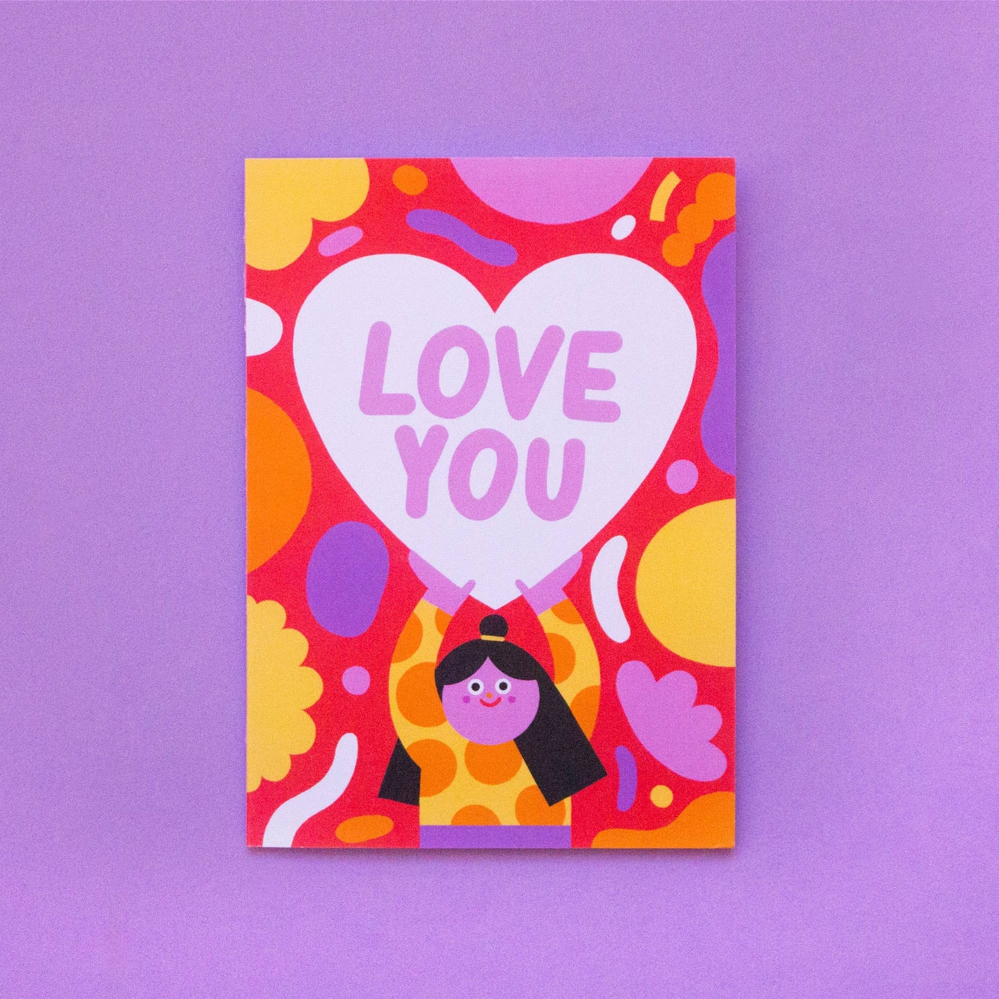 Love You//Carte de vœux A6 - Ana Seixas