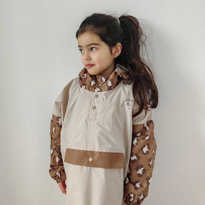 Poncho de pluie long imprimé léopard - Poule Party