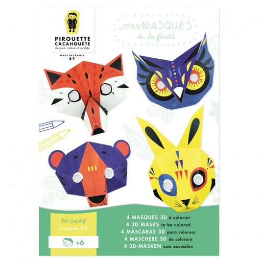 KIT CRÉATIF : Masques de la Forêt