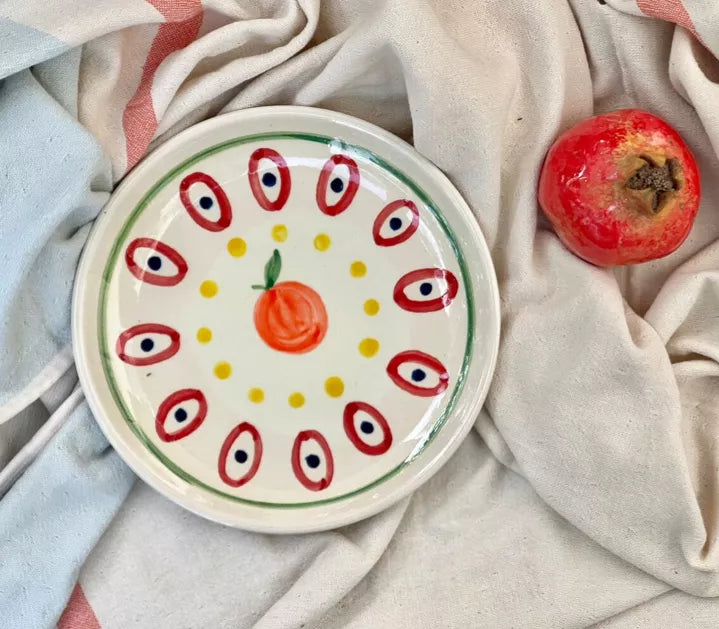 Coupelle & assiette à dessert en céramique - KULT