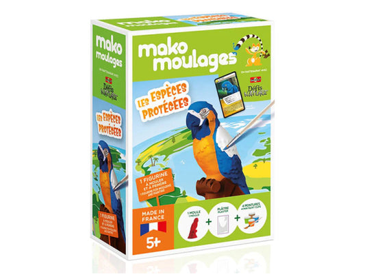Moulages « Espèces protégées Ara bleu » - MAKO