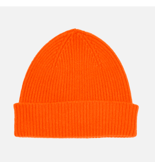 Bonnet en laine Orange glow Adultes - Mackie