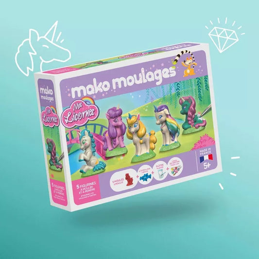 Coffret créatif  "Mes licornes" - Mako moulages