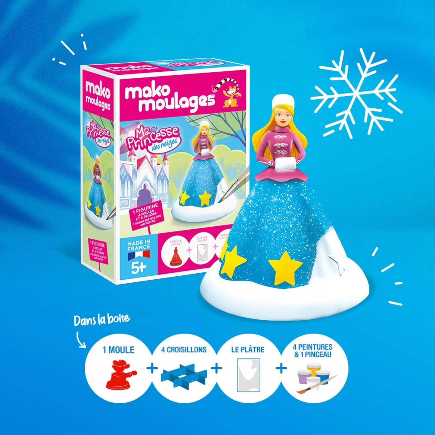 Moulages "Ma Princesse des neiges" - MAKO