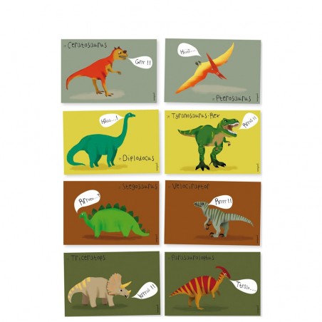 Mes Cartes Invitation : Dinosaures