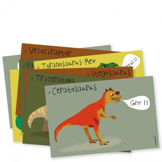 Mes Cartes Invitation : Dinosaures