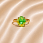 Bague ajustable MOZIE en acier doré inoxydable "Aurore Boréale" - NOAKIS