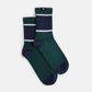 Chaussettes Amazona Green stripes - Natural vibes