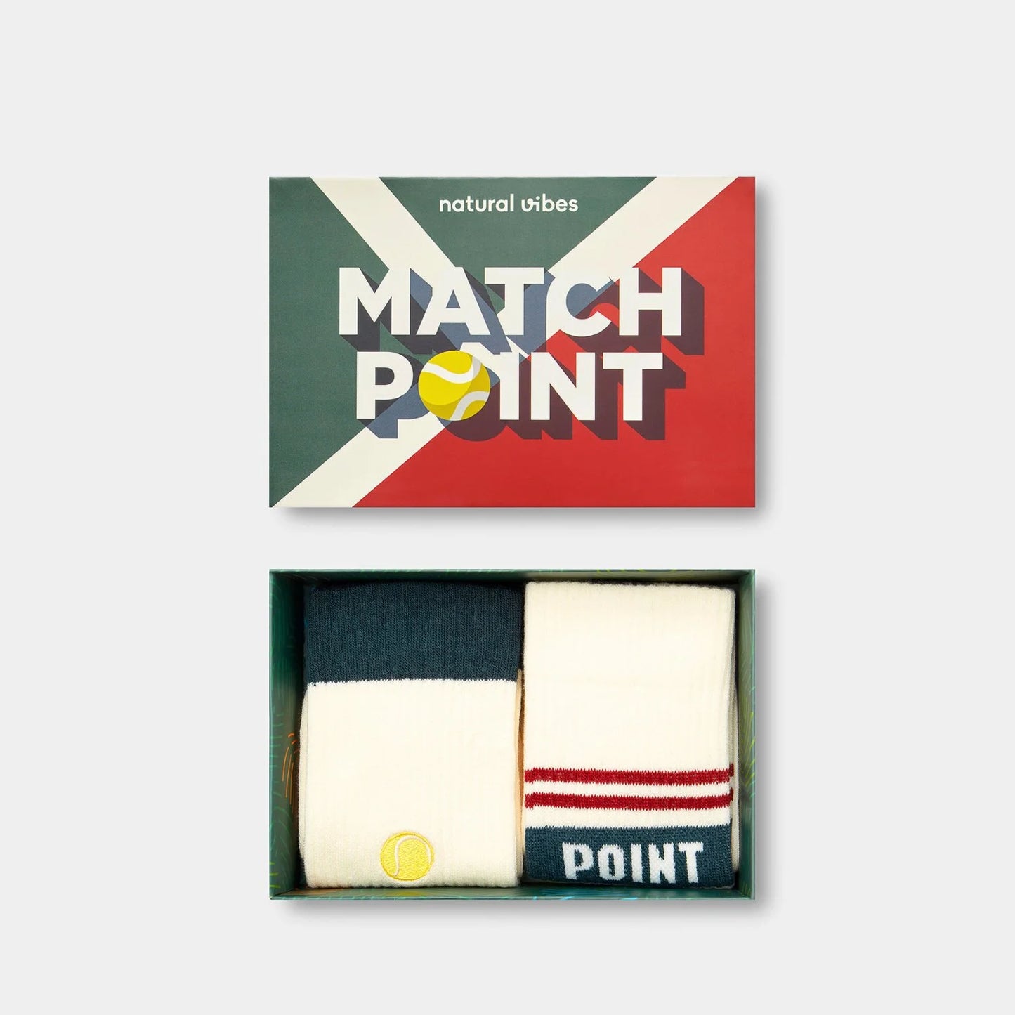 Chaussettes - Coffret Match Point (2 pièces) - Natural Vibes