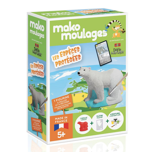 Moulages « Espèces protégées Ours polaire » - MAKO