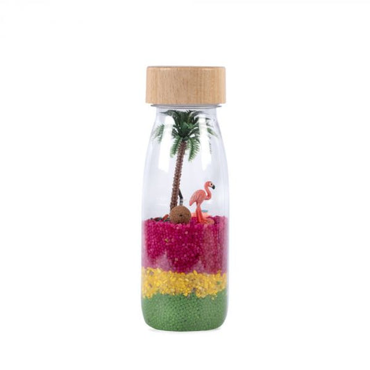 Float SPY BOTTLE flamant rose - PETIT BOUM