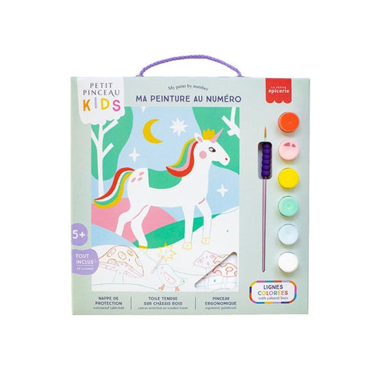 Coffret peinture Petit Pinceau Licorne et Piou - La Petite Épicerie