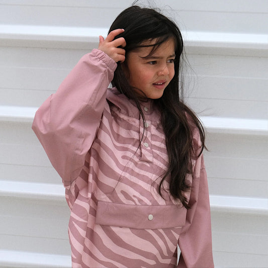 Poncho de pluie long Zebra - Poule Party