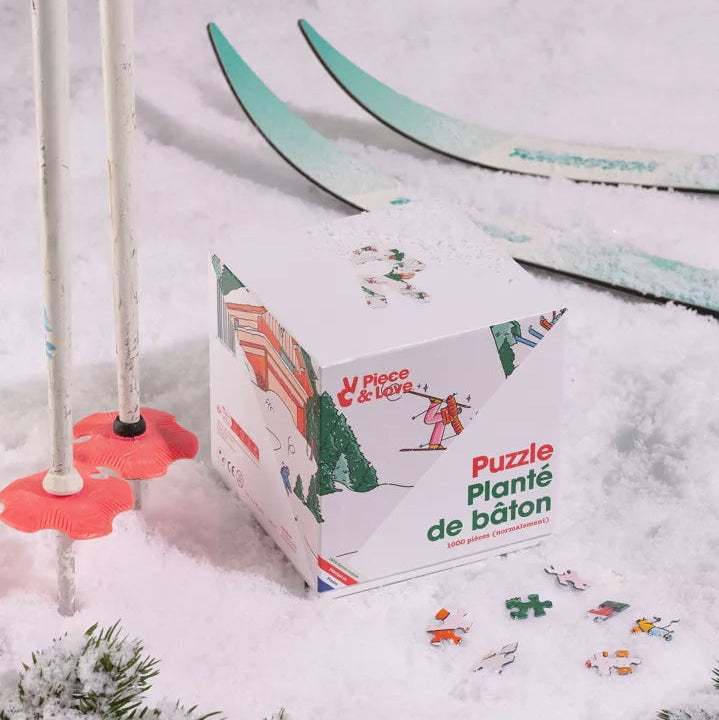 Puzzle 1000 pièces - Planté de bâton - Piece & Love